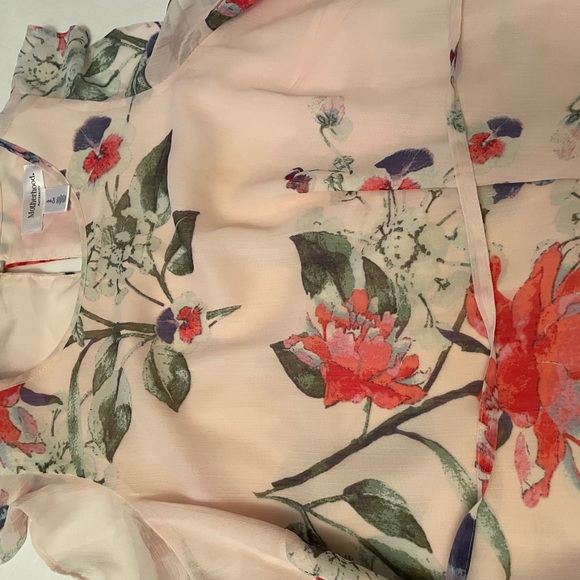 Motherhood Maternity Size Small Midi Length floral Dress. - Picture 10 of 14